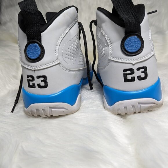 Air Jordan Men\'s  Style 302370-401 White Blue Size 9.5 main image 7